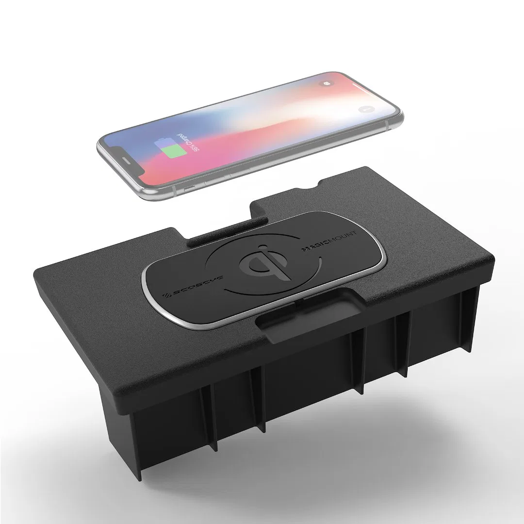 FDQ01 – SCOSHE IND. Wireless Cellular Phone Charger, Qi Charging Pad Up To 10 Watt Output Rectangular Without Indicat...